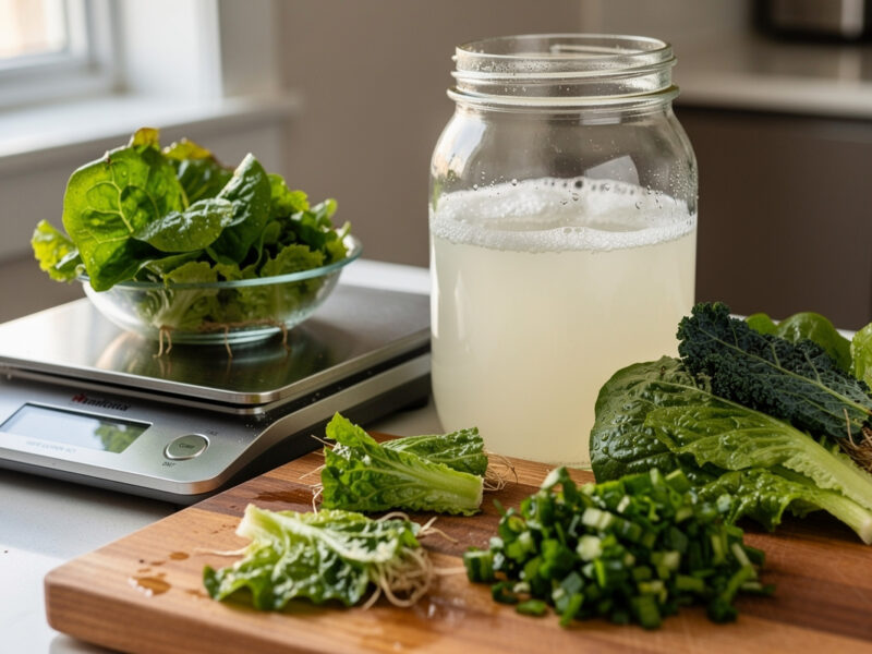Fermenting Hydroponic Greens: Why Hydroponic Lettuce and Kale Need a Different Salt Ratio