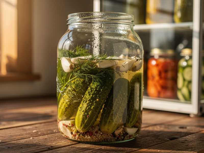 Fermented Pickle Brining and Curing-Chamber Aging: Where Two Traditions Overlap
