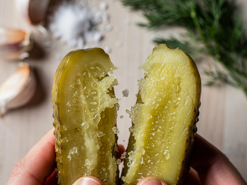 Lacto-Fermented Pickles That Stay Crunchy: The Tannin Trick