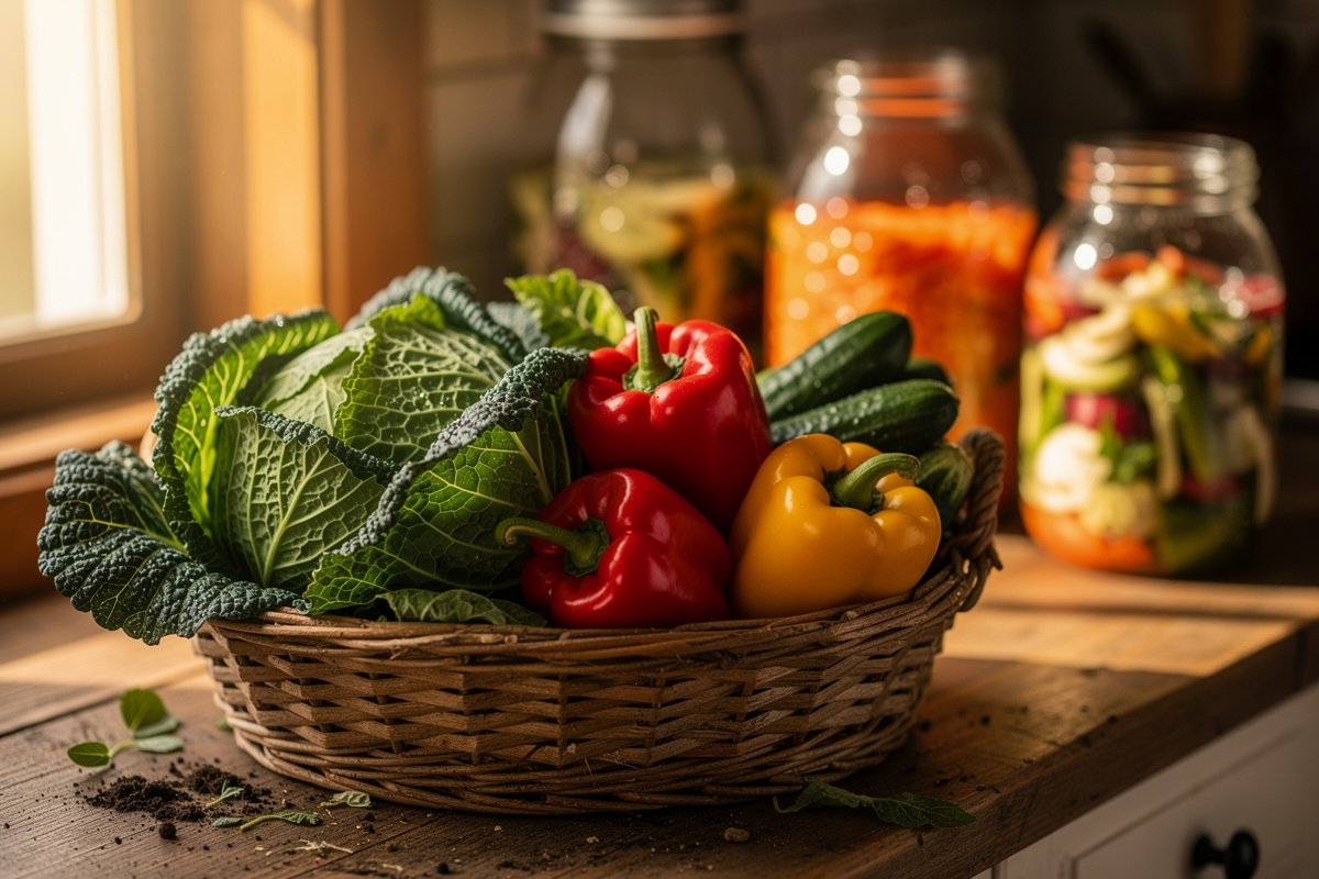 Garden to Jar: Fermenting What You Grow (Cabbage, Peppers, Cucumbers)