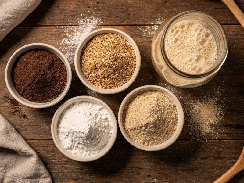 Best Flour for Sourdough Starter: Rye, Wheat, and White