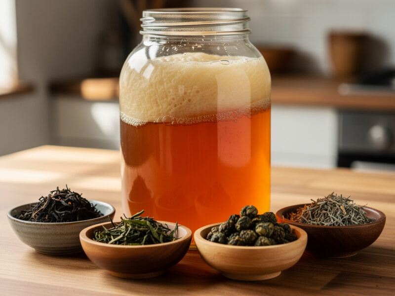 Best Tea for Kombucha: Black, Green, Oolong, and White