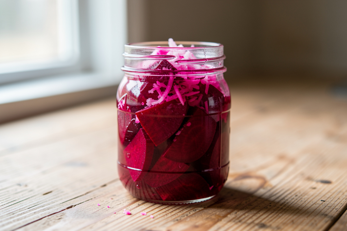Fermented Beets Recipe with Horseradish (Earthy + Sharp)