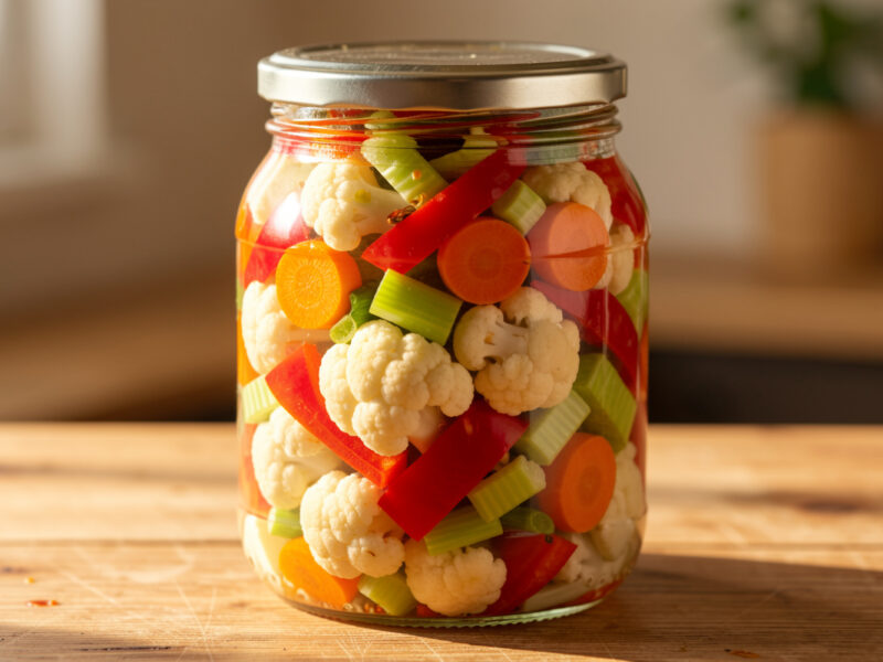 Fermented Giardiniera Recipe: Crunchy Italian Mix
