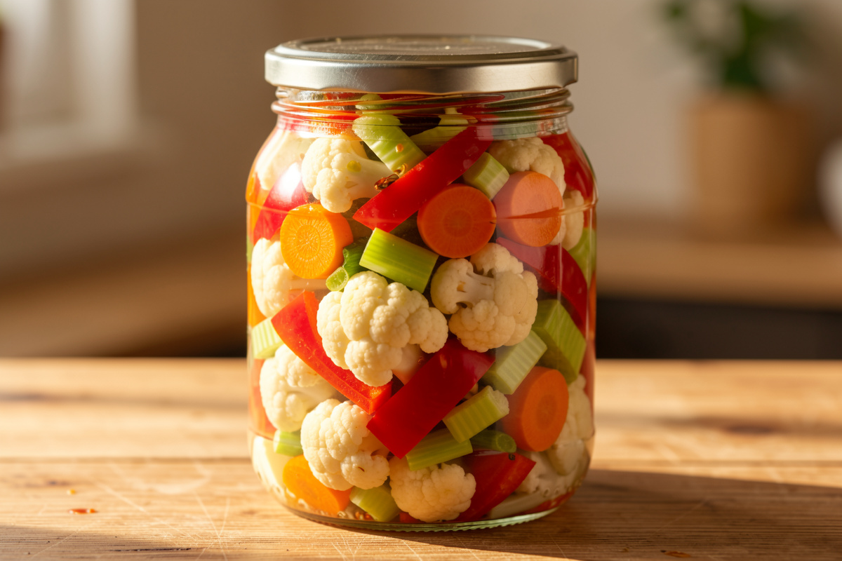 Fermented Giardiniera Recipe: Crunchy Italian Mix