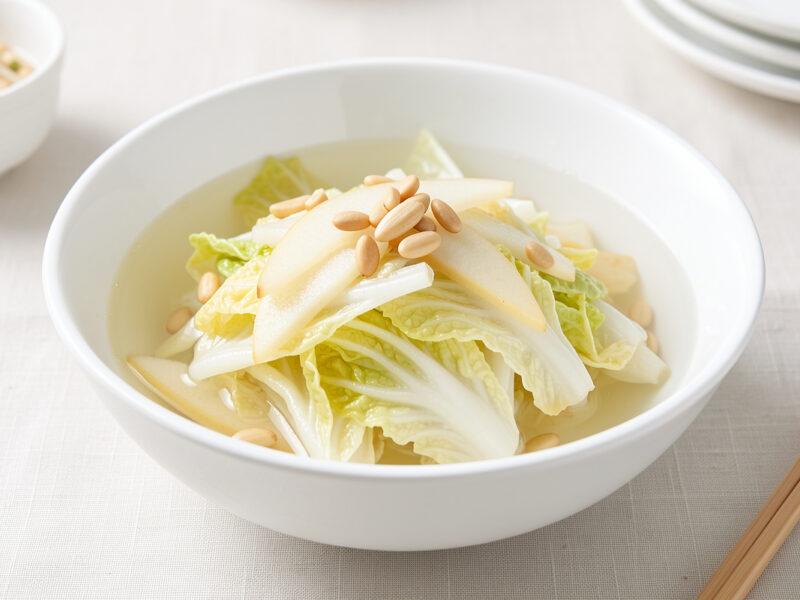Baek Kimchi: White Kimchi Recipe with No Chili Heat