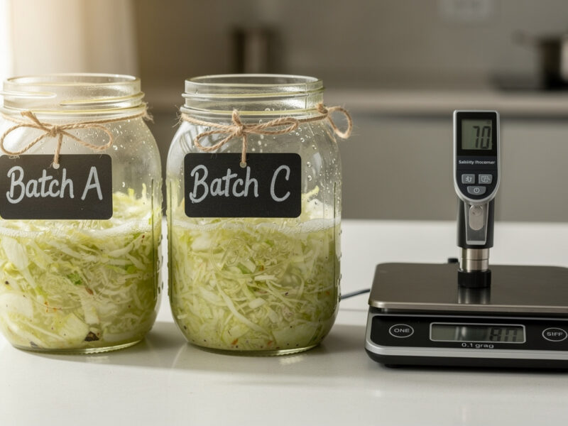 Sauerkraut Salt Percentage: 2% vs 2.5% vs 3% Brine, Tested
