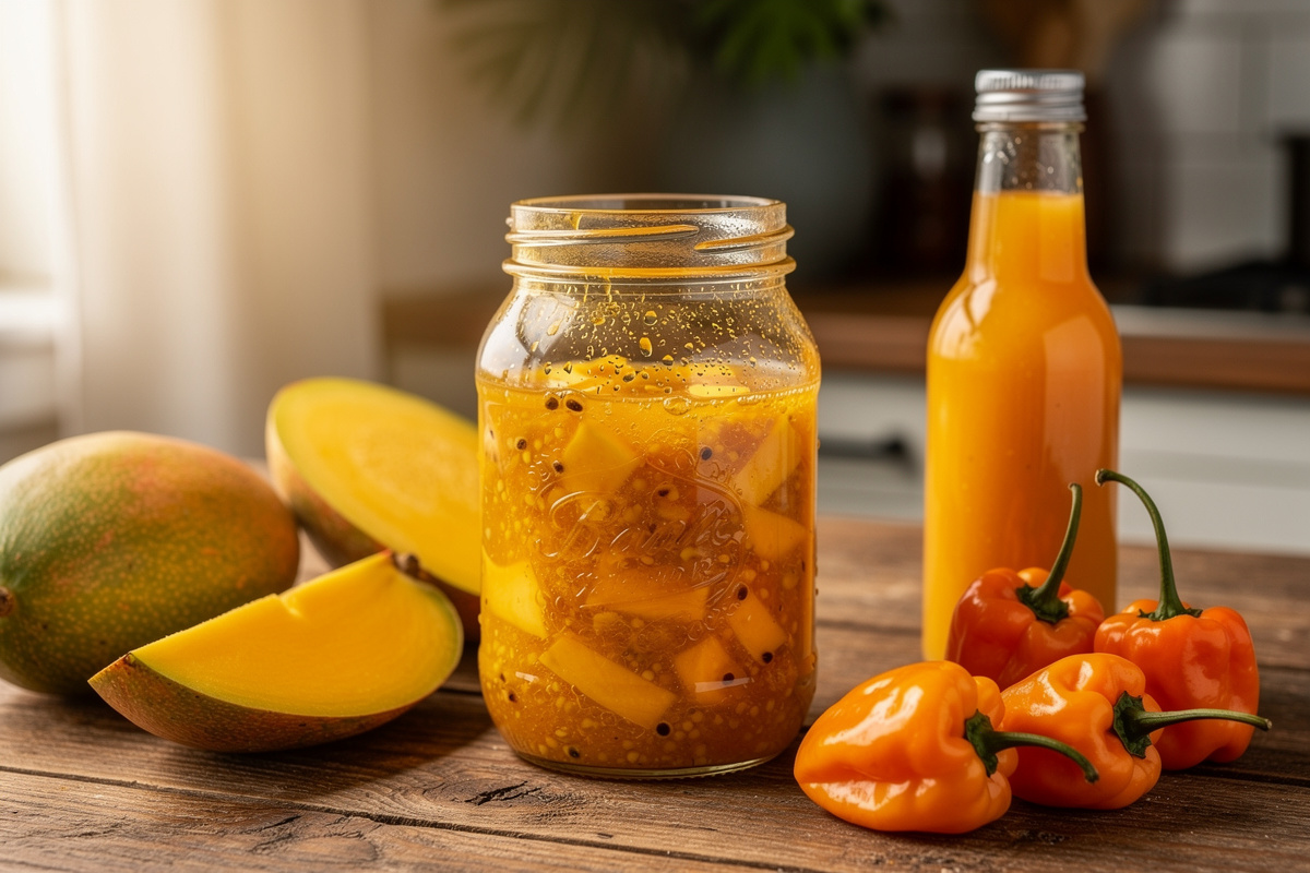 Fruit Fermented Hot Sauce: Mango, Pineapple, Peach