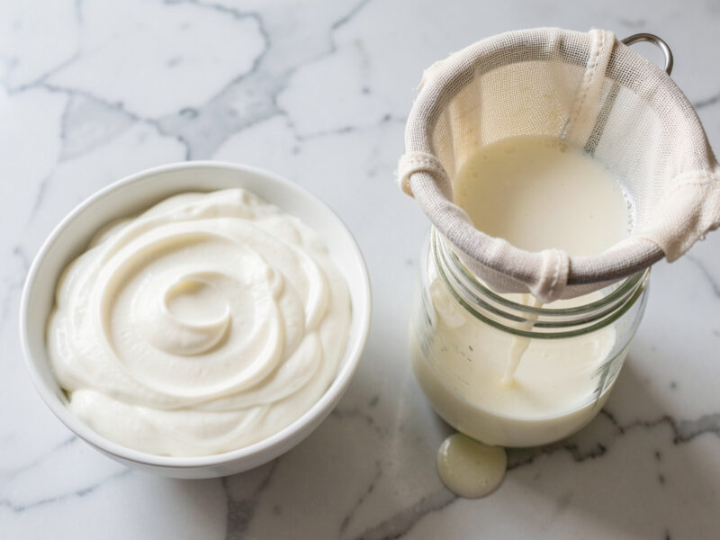 How to Strain Greek Yogurt at Home