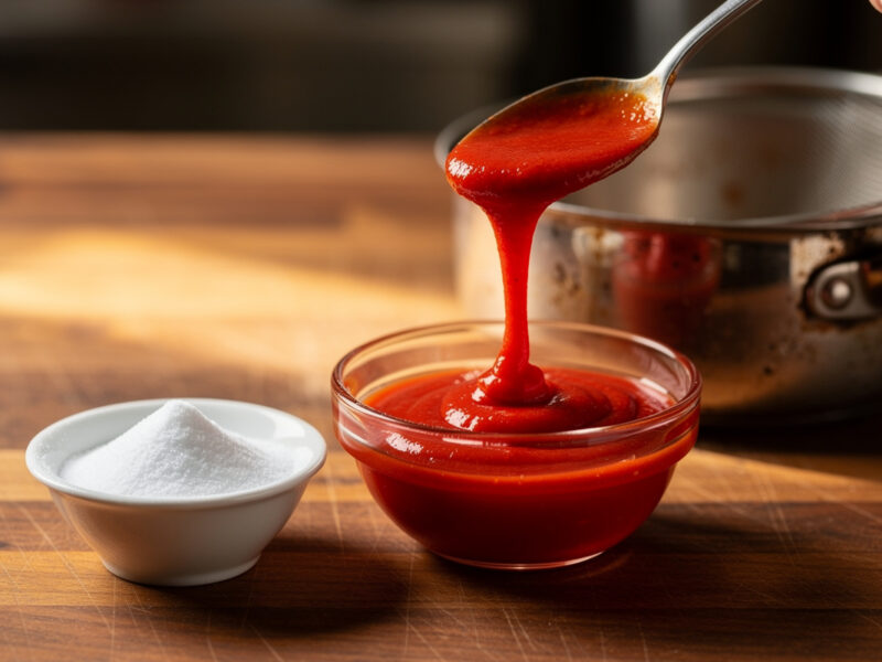 How to Thicken Hot Sauce: Xanthan, Arrowroot, Reduction