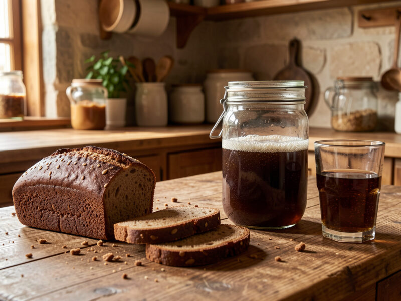Kvass: Fermenting Bread Beer at Home