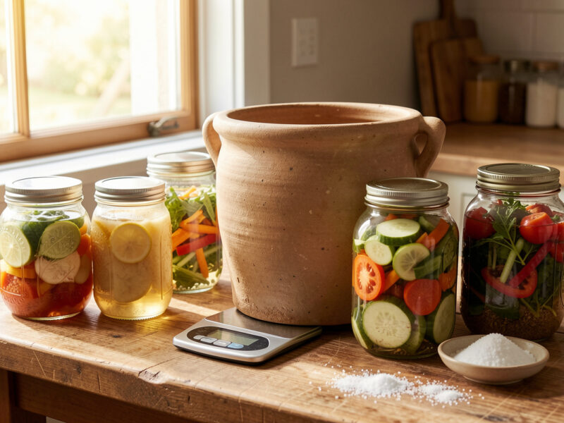 Salt and Brine Math: The Complete Fermentation Salinity Guide