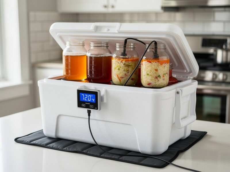 Smart Fermentation Chamber: Temperature and pH Monitoring with Home Automation Sensors