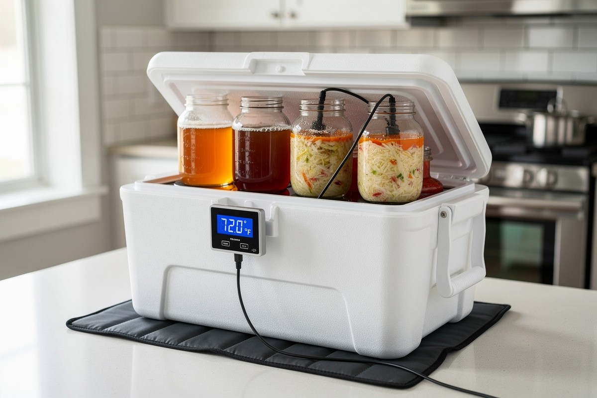 Smart Fermentation Chamber: Temperature and pH Monitoring with Home Automation Sensors