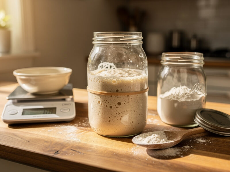Sourdough Starter Feeding Schedule: Counter and Fridge