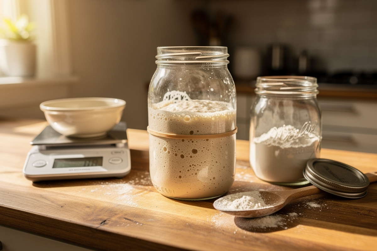 Sourdough Starter Feeding Schedule: Counter and Fridge
