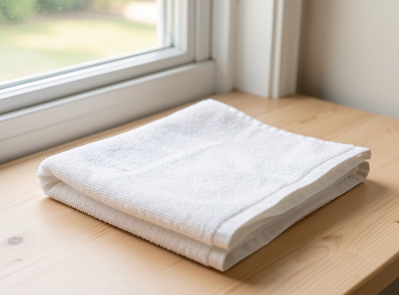 Clean fermentation weights air-drying on a folded cotton towel by a window
