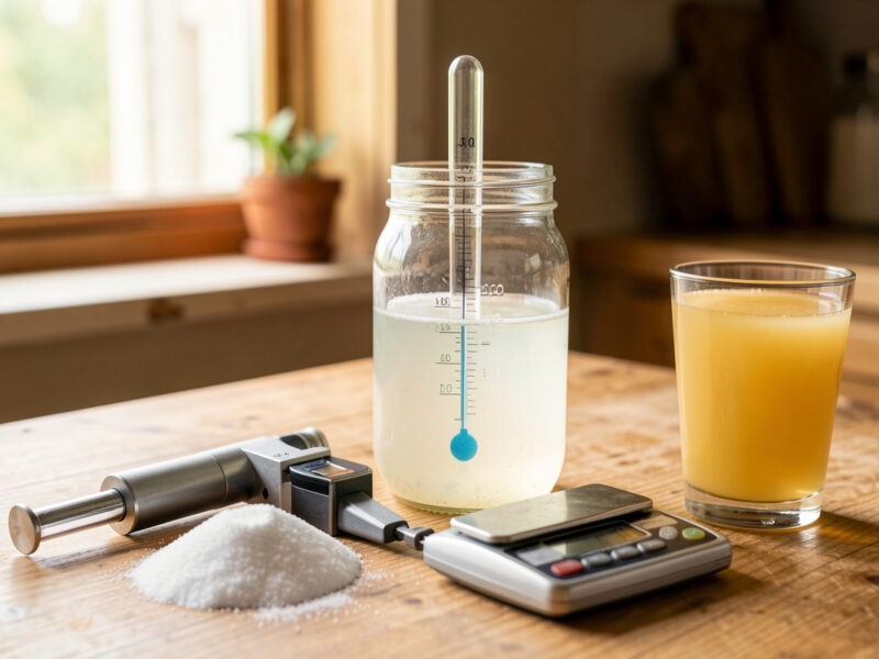Controlling Sugar and Carbonation in Natural Sodas