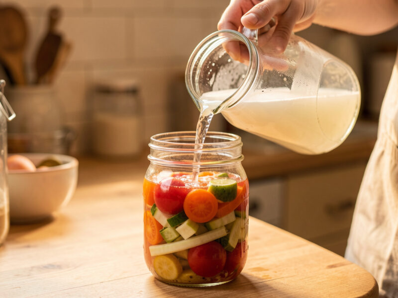 Topping Up Brine Mid-Ferment Without Wrecking the Salinity